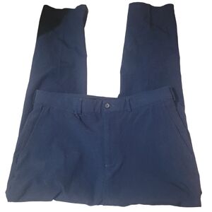 Robert Graham Dark Blue Stretch Flat Front Chinos 32/30